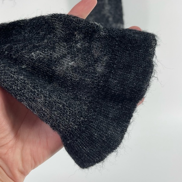 Anthropologie Hanna Lace Merino Wool Mock Neck Sweater in Black, Women's Small - Picture 5 of 9